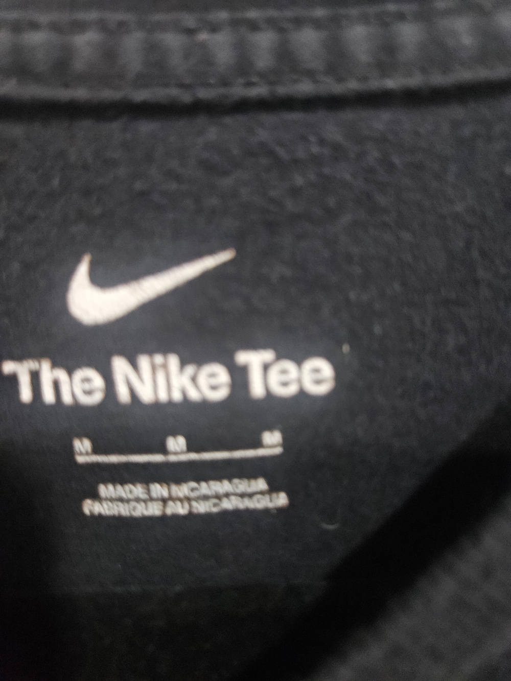 Nike Black Crewneck Sweater with White Logo
